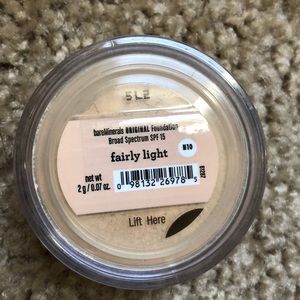 Bare minerals foundation only